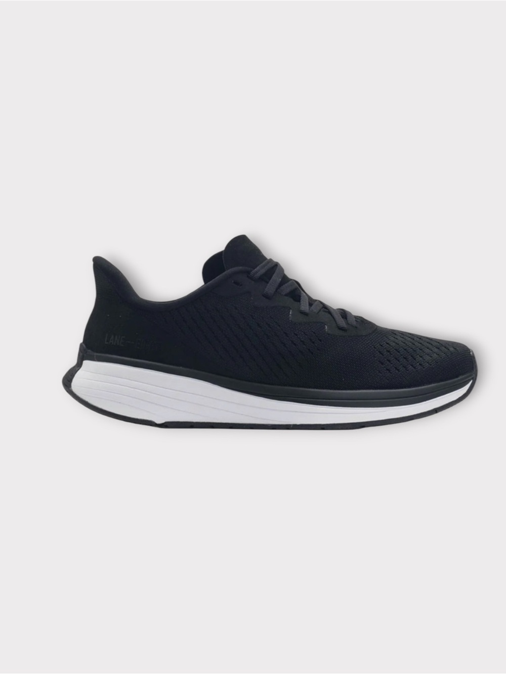 NIB Lane Eight The Relay Trainer Sustainable Materials.Black 9M Men /10.5B Women